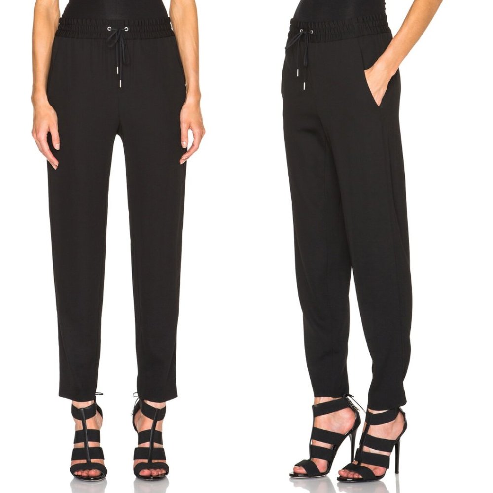 Helmut Lang X Revolve Black Drawstring Pants Size… - image 2